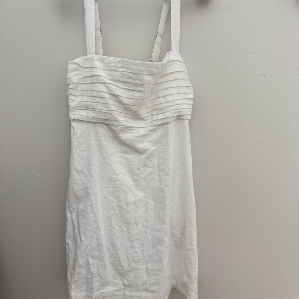 Emerson Linen White Dress